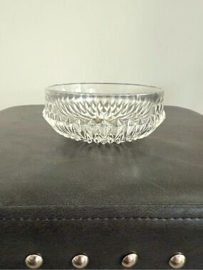 Vintage George Davidson & Co. Handmade English Lead Crystal Bowl